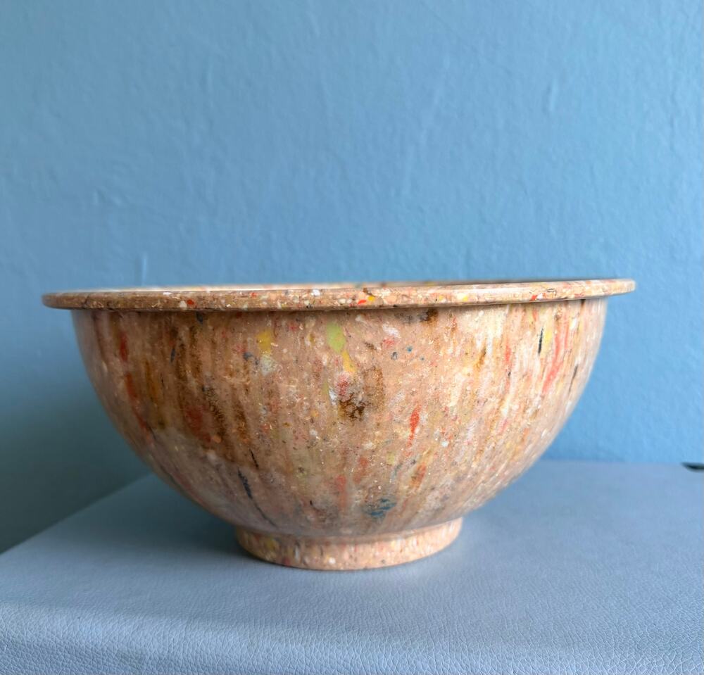 Vintage Texas Ware Confetti Bowl - Model 118 Melmac Splatter Mixing Bowl